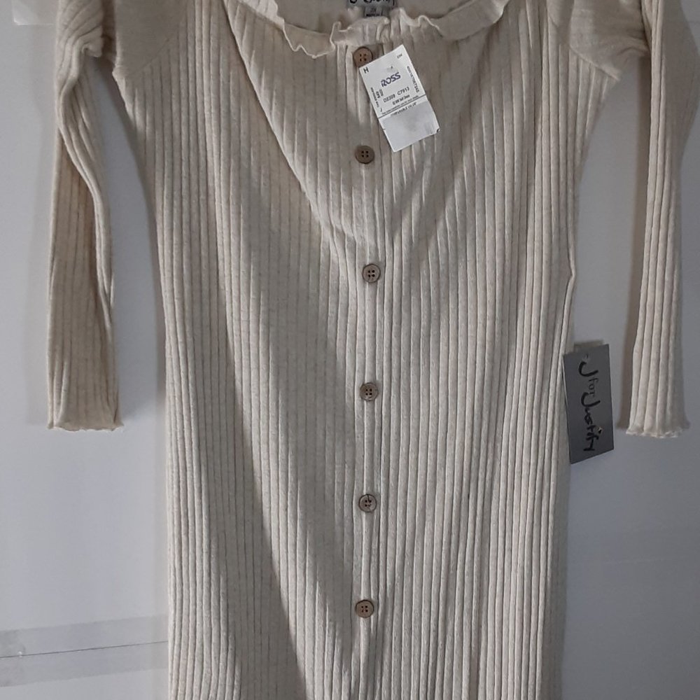 LONG SLEEVE SWEATER DRESS